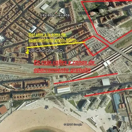113a - A Un Paso De La Playa, Amplio Apartamento Apartmán Gijón